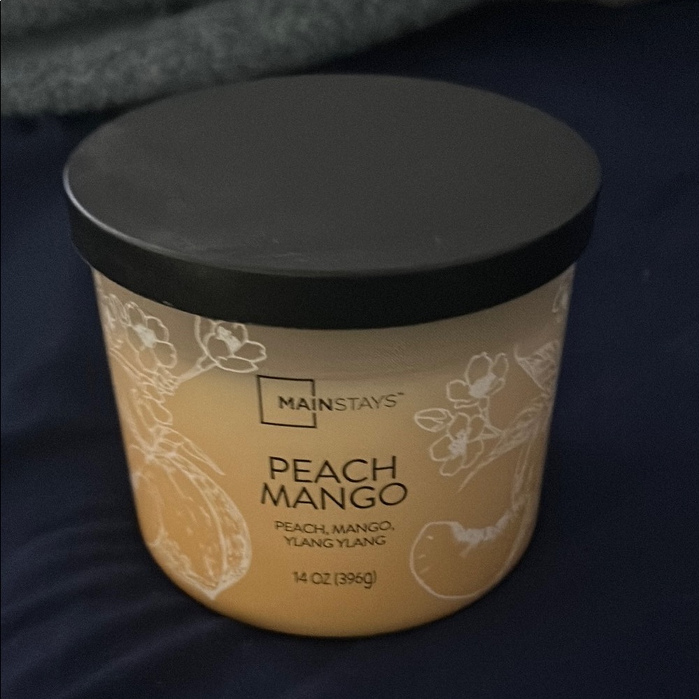 Mainstays Peach Mango Body Cream - Black and Cream